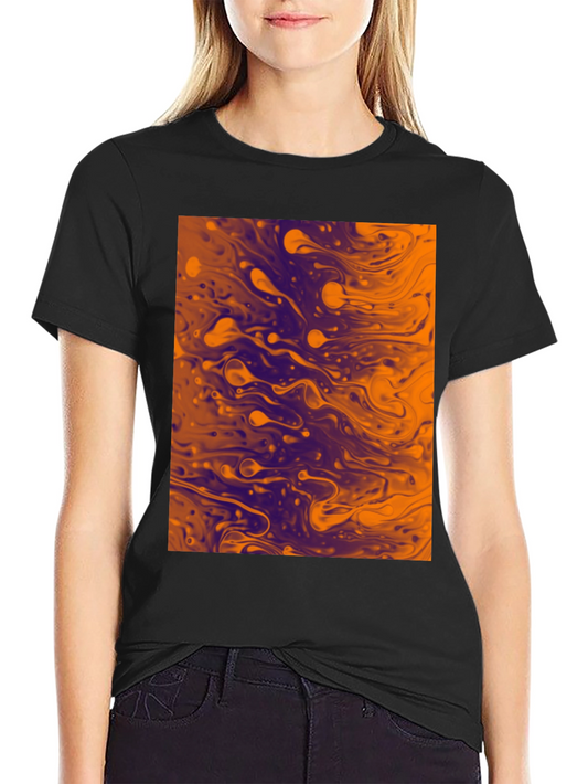 Abstract Print Graphic Tee - Modern Art T-Shirt