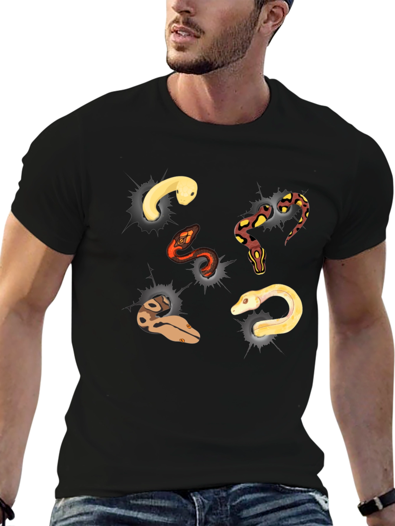Snake T-Shirt: Reptile Lovers Graphic Tee