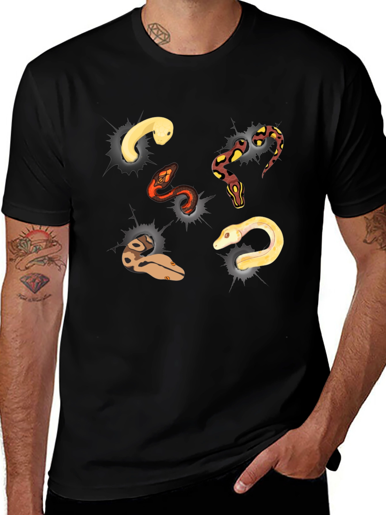 Snake T-Shirt: Reptile Lovers Graphic Tee
