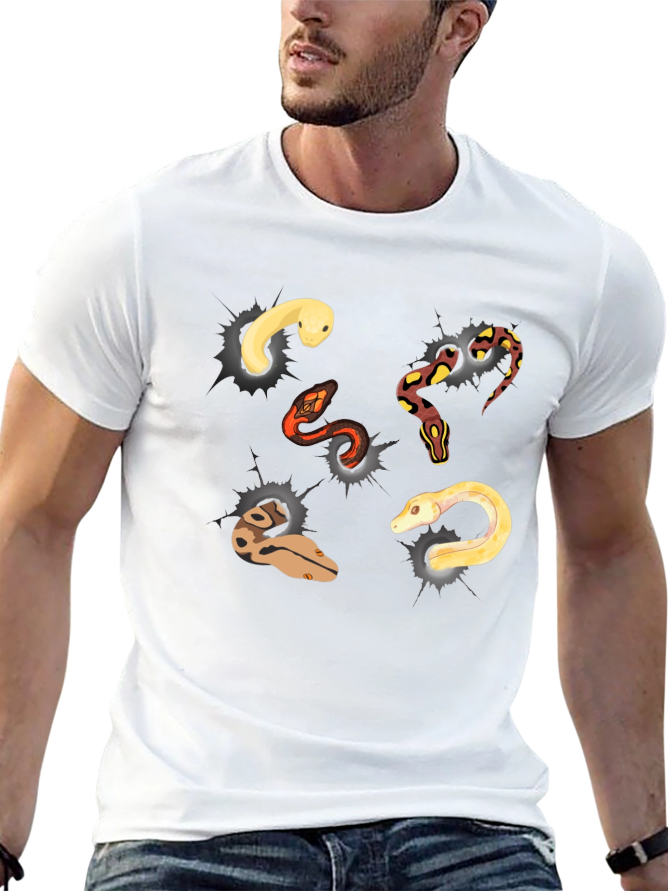 Snake T-Shirt: Reptile Lovers Graphic Tee