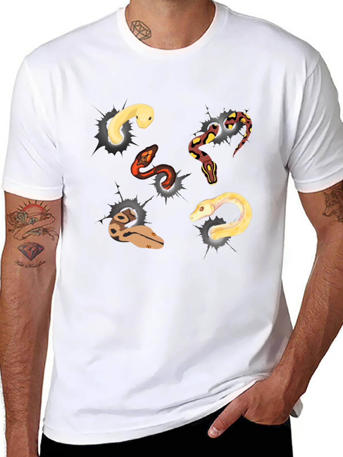 Snake T-Shirt: Reptile Lovers Graphic Tee