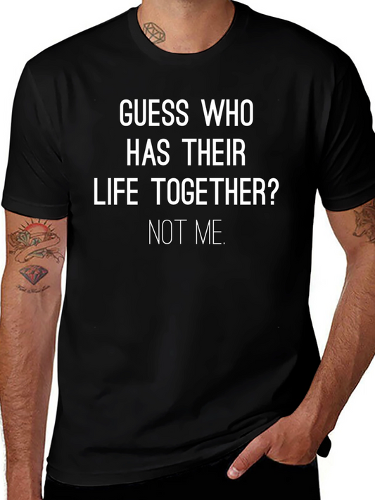 Guess Who T-Shirt - Funny Novelty Tee for Men