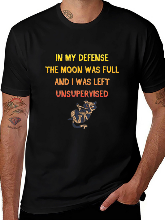 Funny Halloween Cat Mummy T-Shirt