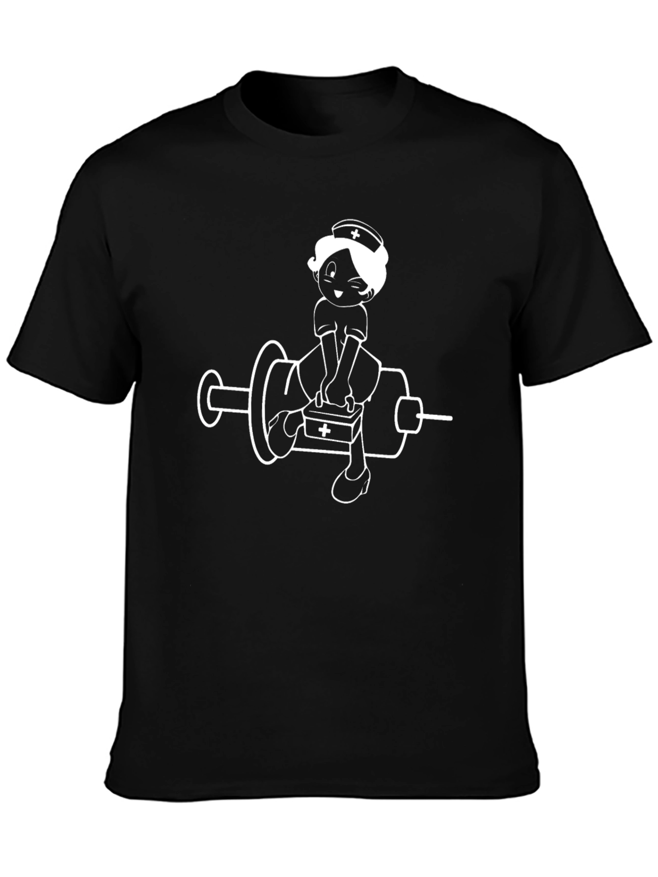 Nurse Injector Graphic Tee - Black