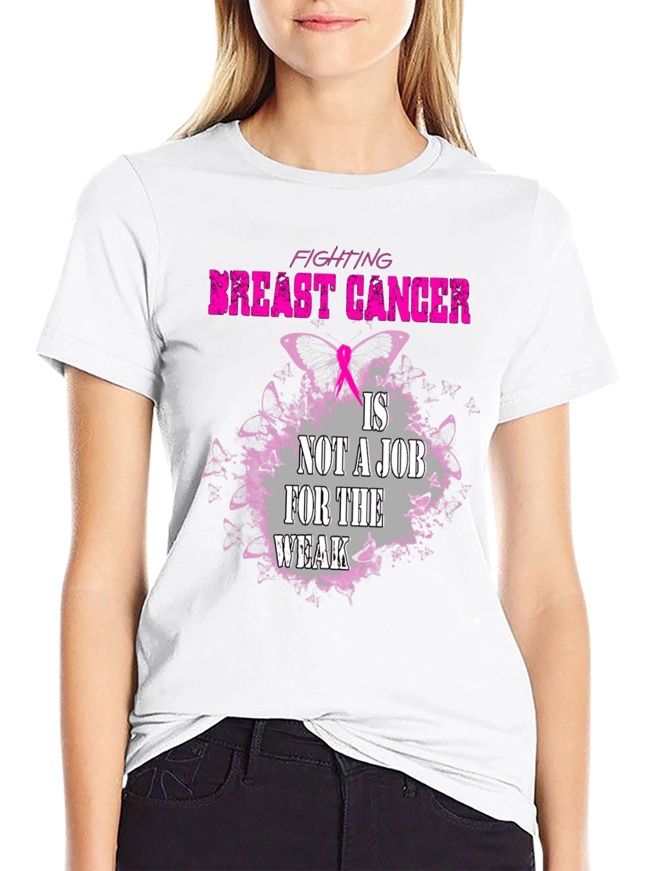 Breast Cancer Awareness T-Shirt - Fighting Cancer