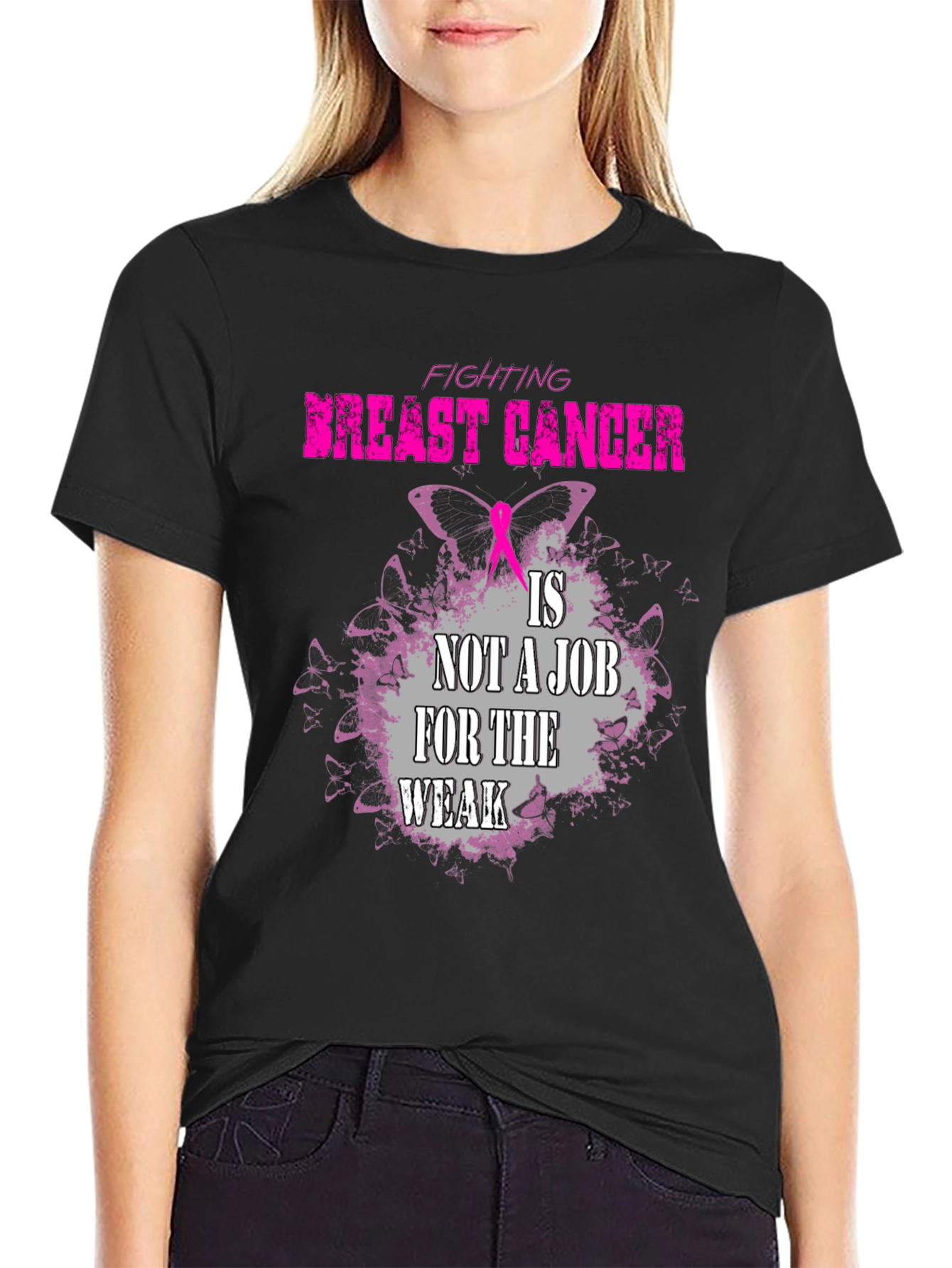 Breast Cancer Awareness T-Shirt - Fighting Cancer