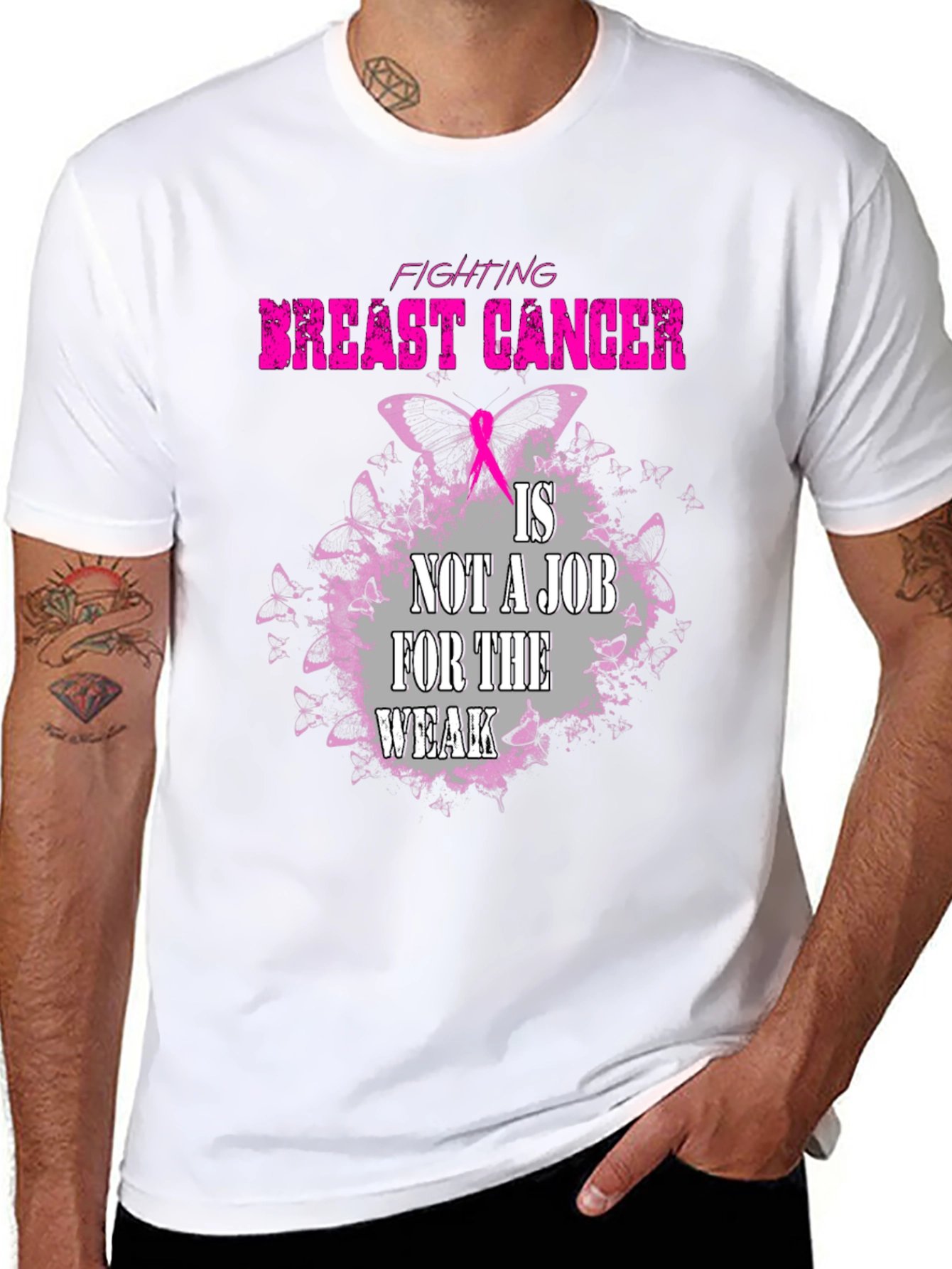 Breast Cancer Awareness T-Shirt - Fighting Cancer