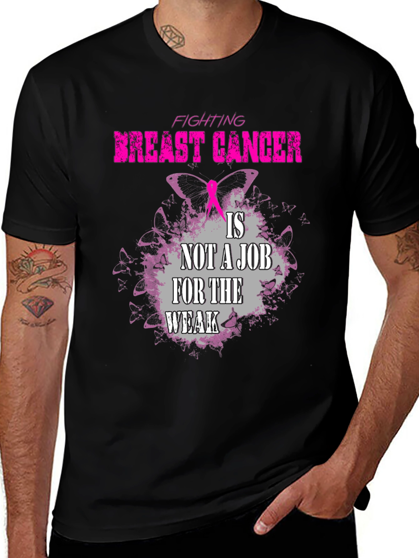 Breast Cancer Awareness T-Shirt - Fighting Cancer