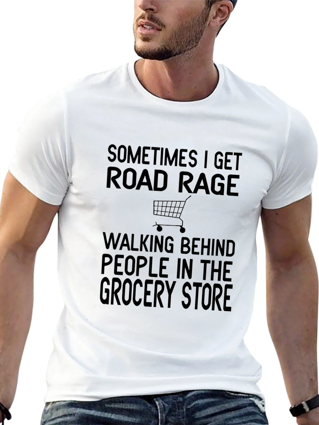 Road Rage Grocery Store T-Shirt