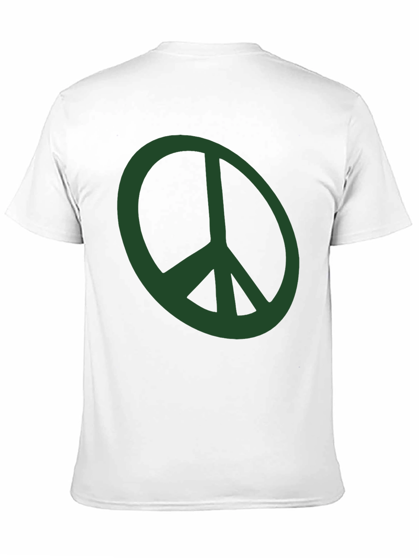 Peace Symbol Graphic Tee - Mens Black T-Shirt