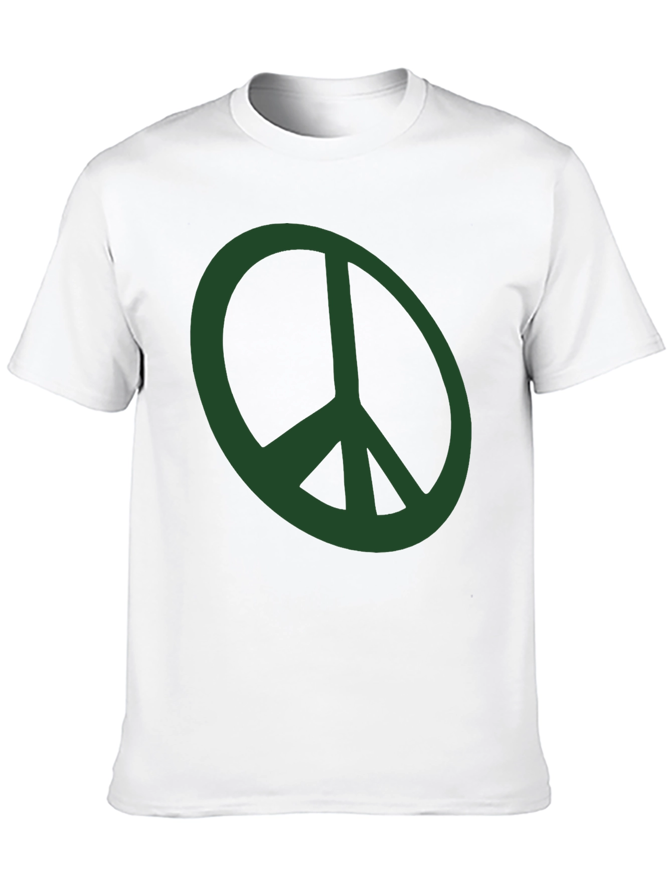 Peace Symbol Graphic Tee - Mens Black T-Shirt