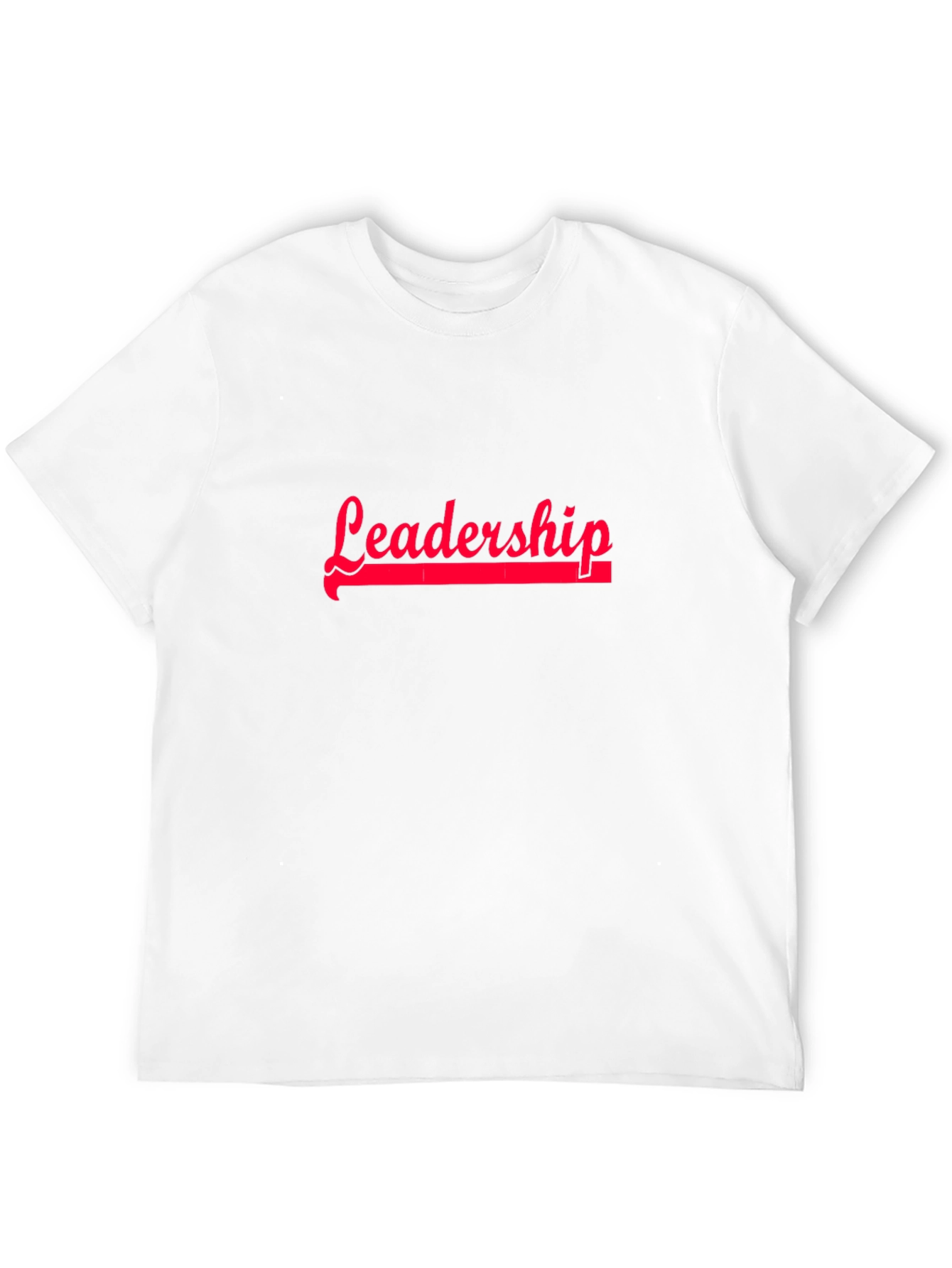 Leadership Tee - Bold Red Graphic