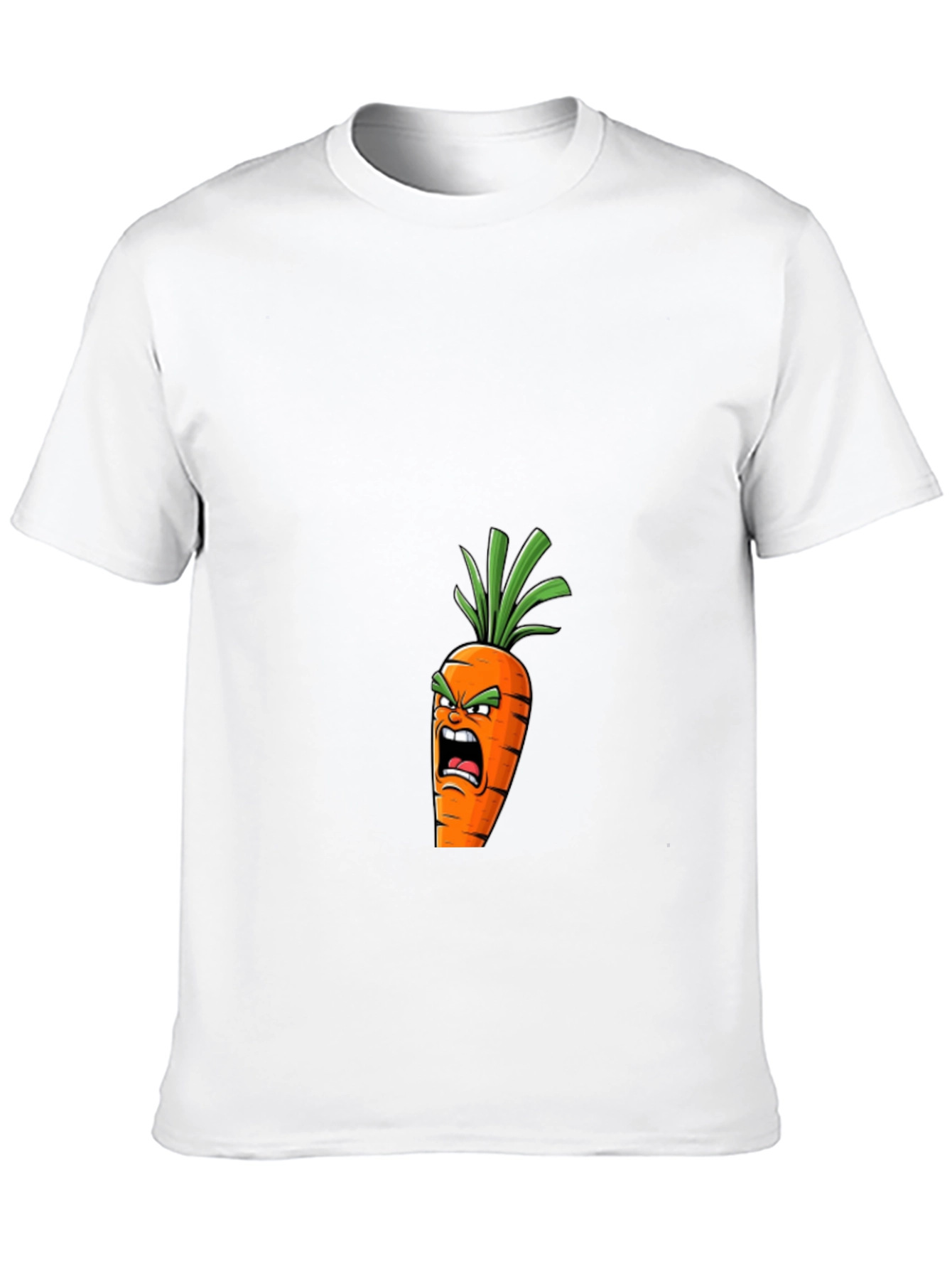 Angry Carrot Graphic T-Shirt - Black