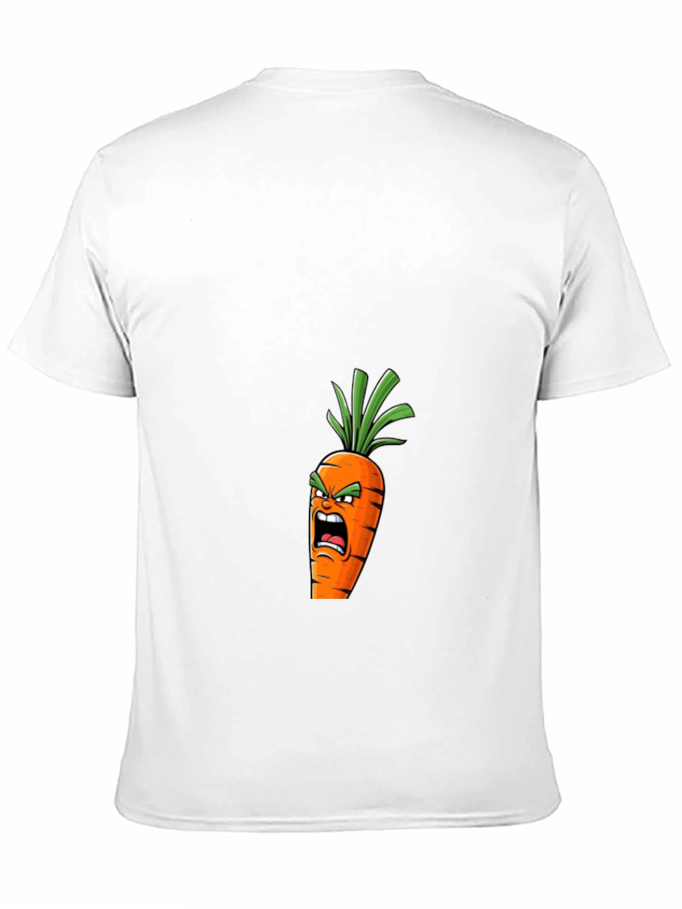 Angry Carrot Graphic T-Shirt - Black