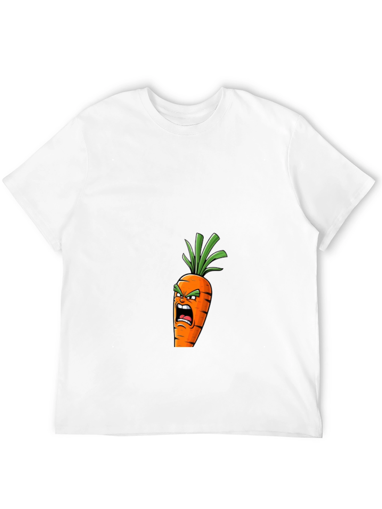 Angry Carrot Graphic T-Shirt - Black