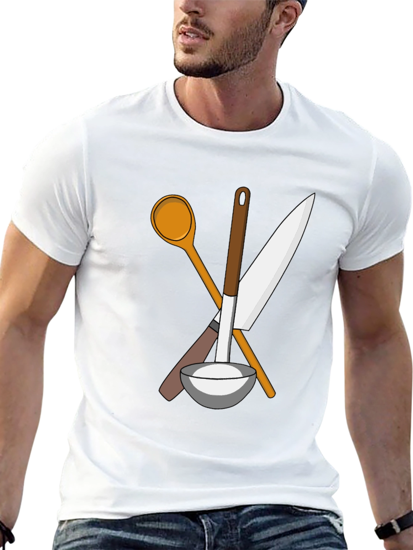 Chefs Tools Graphic T-Shirt - Black