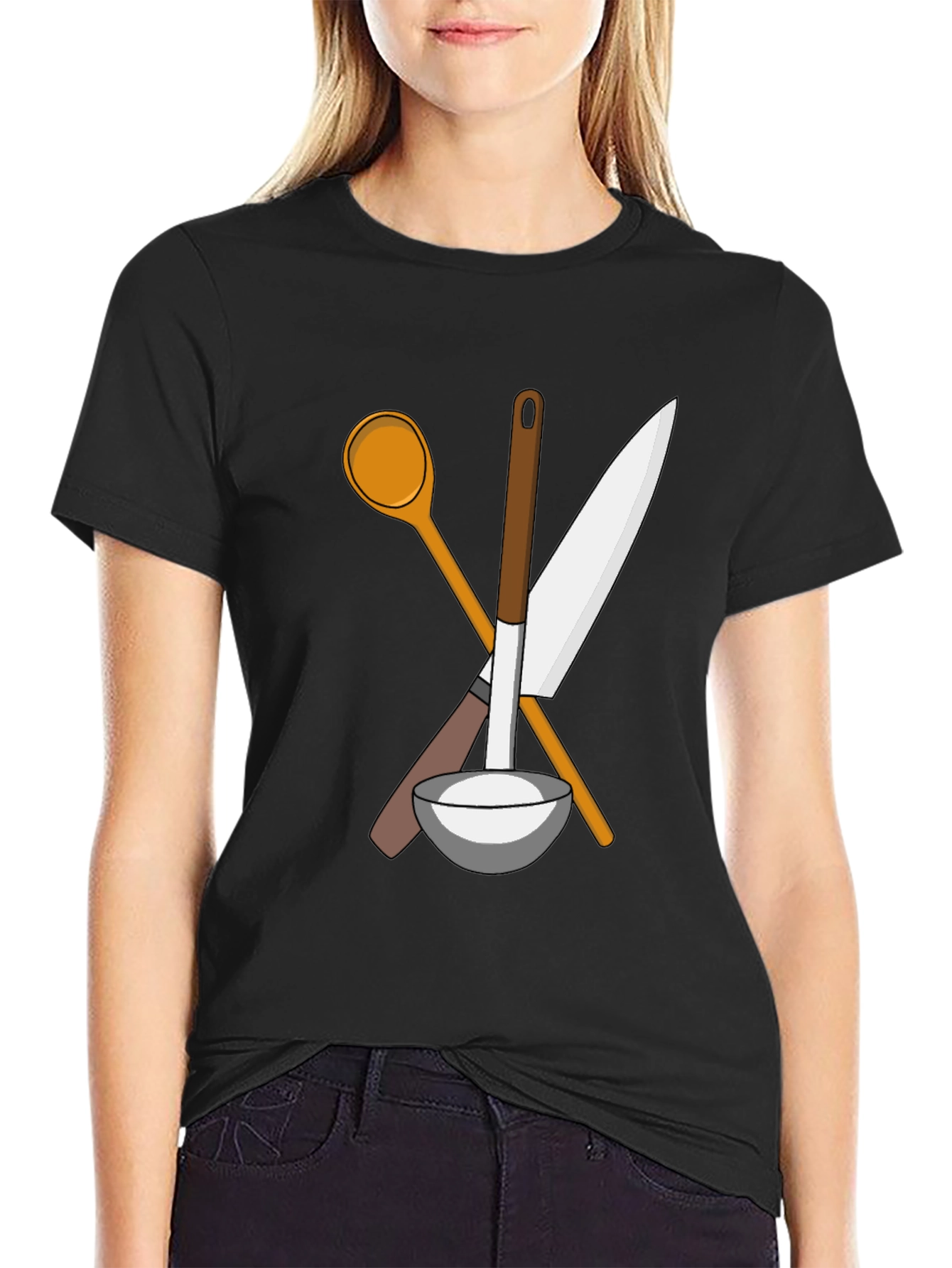 Chefs Tools Graphic T-Shirt - Black