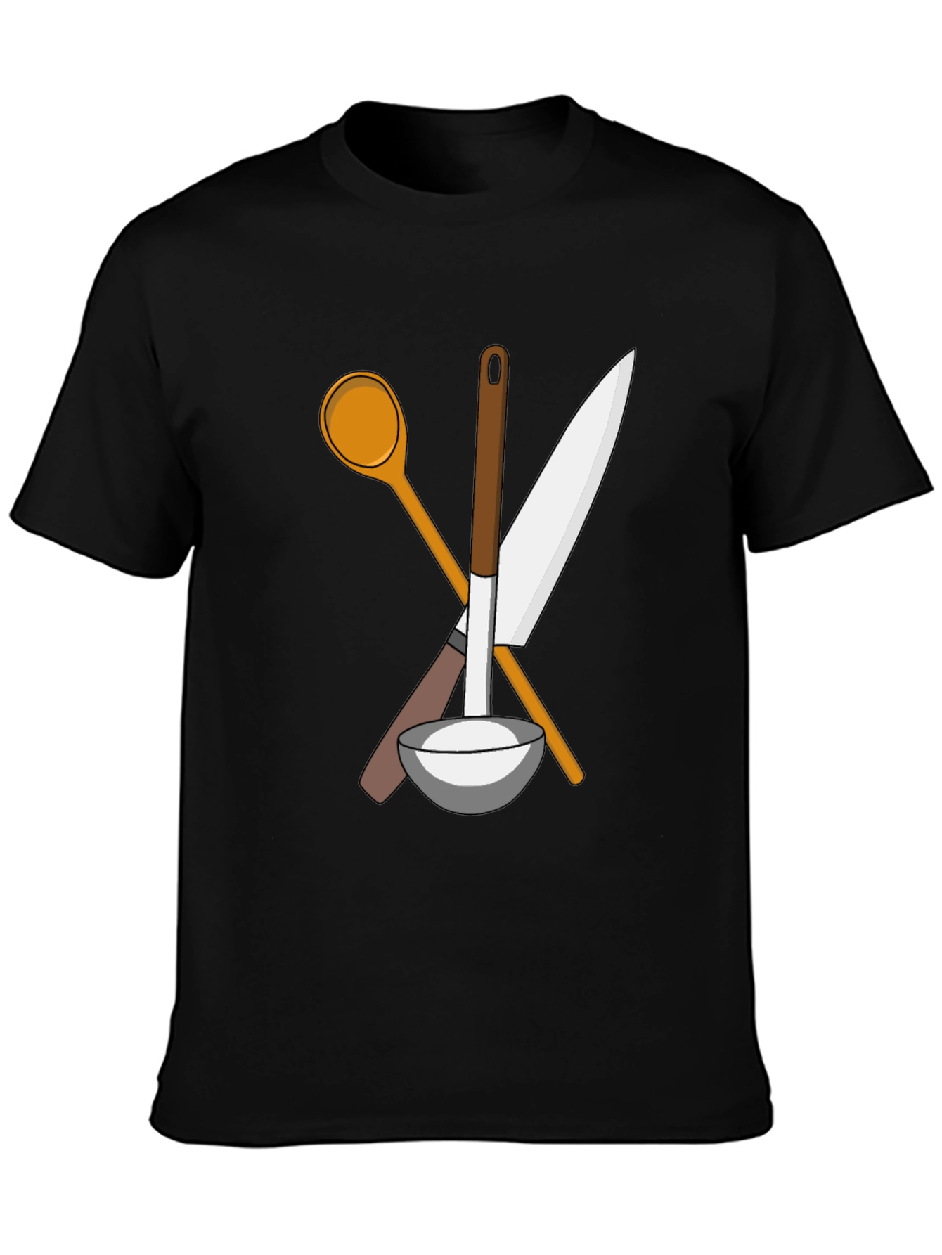 Chefs Tools Graphic T-Shirt - Black