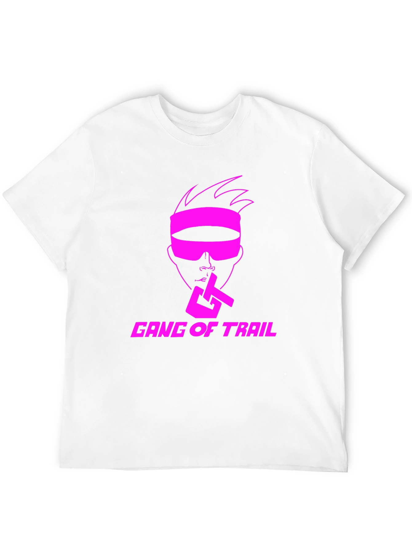 Gang of Trail T-Shirt - Pink Graphic Print