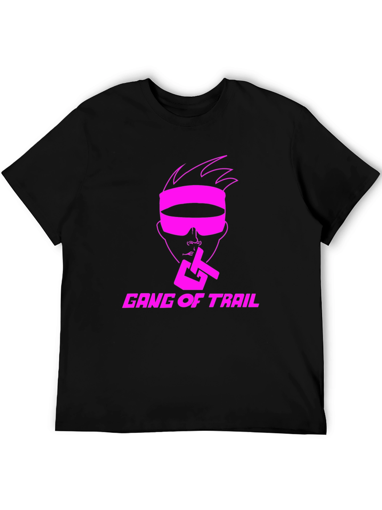 Gang of Trail T-Shirt - Pink Graphic Print