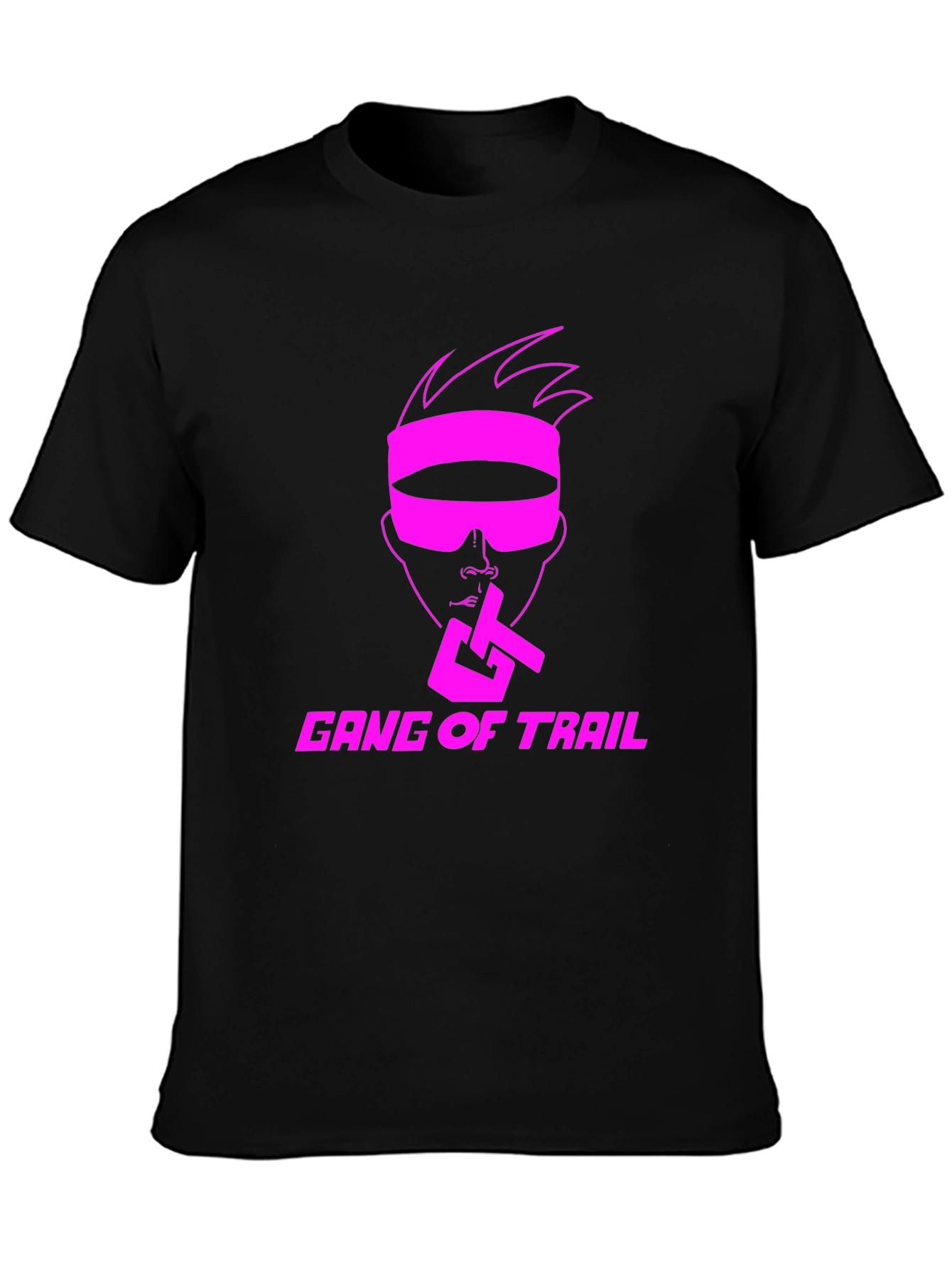 Gang of Trail T-Shirt - Pink Graphic Print