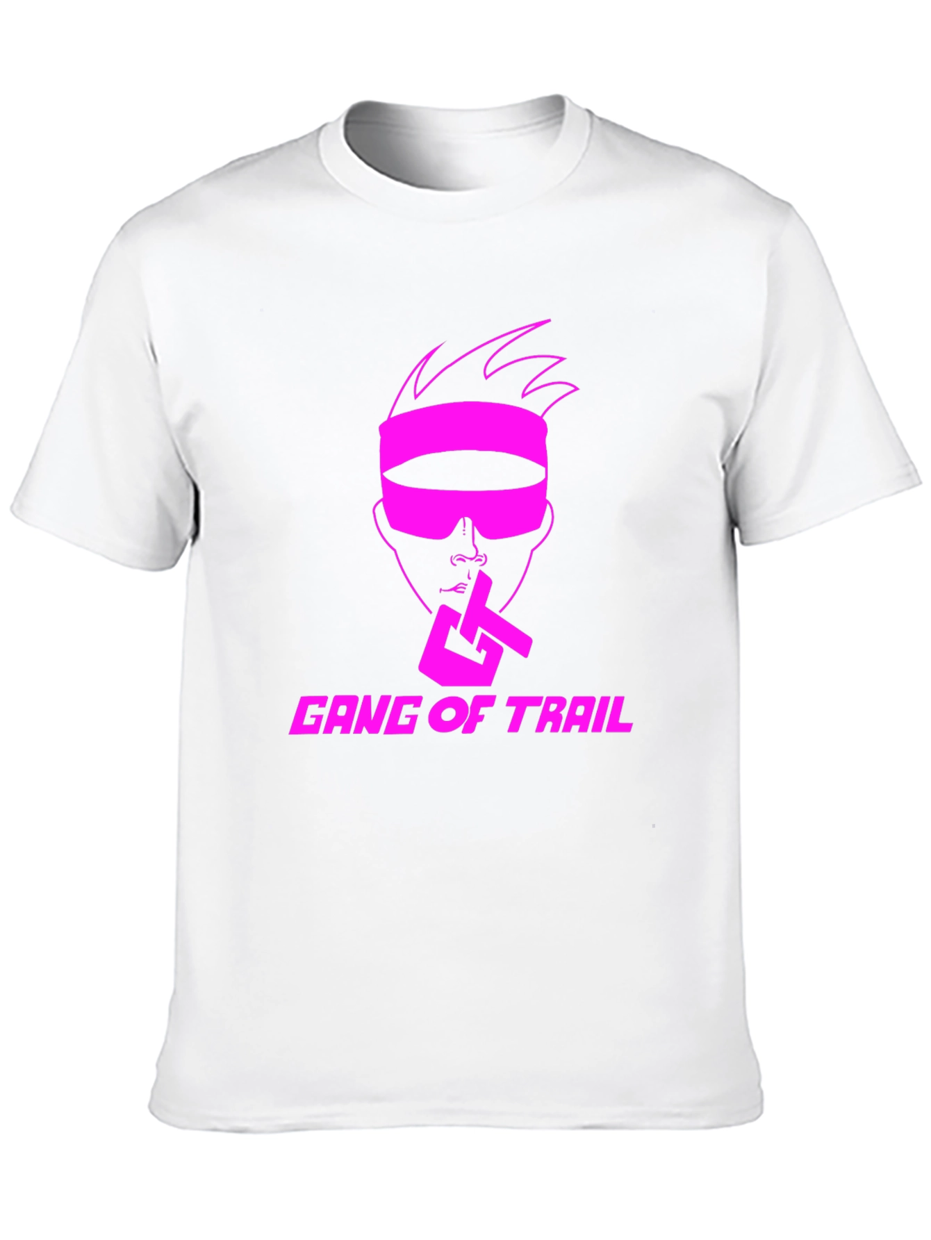 Gang of Trail T-Shirt - Pink Graphic Print