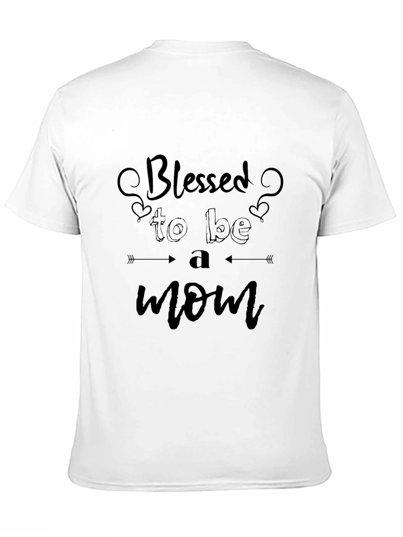 Blessed to be a Mom Graphic T-Shirt