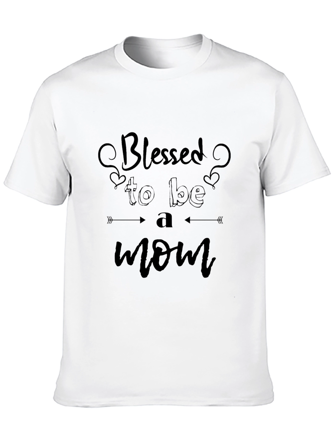 Blessed to be a Mom Graphic T-Shirt
