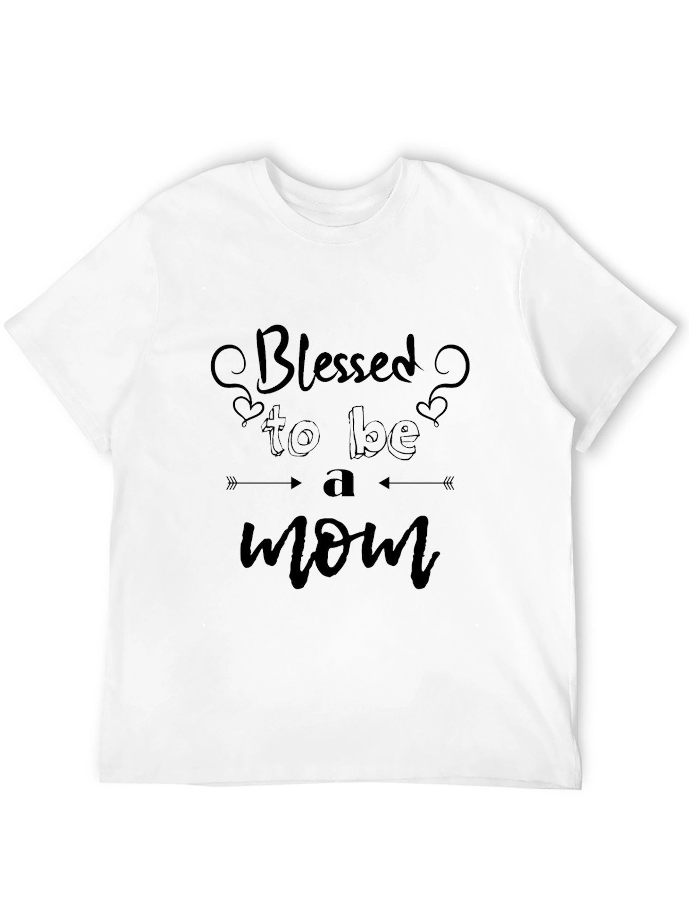 Blessed to be a Mom Graphic T-Shirt