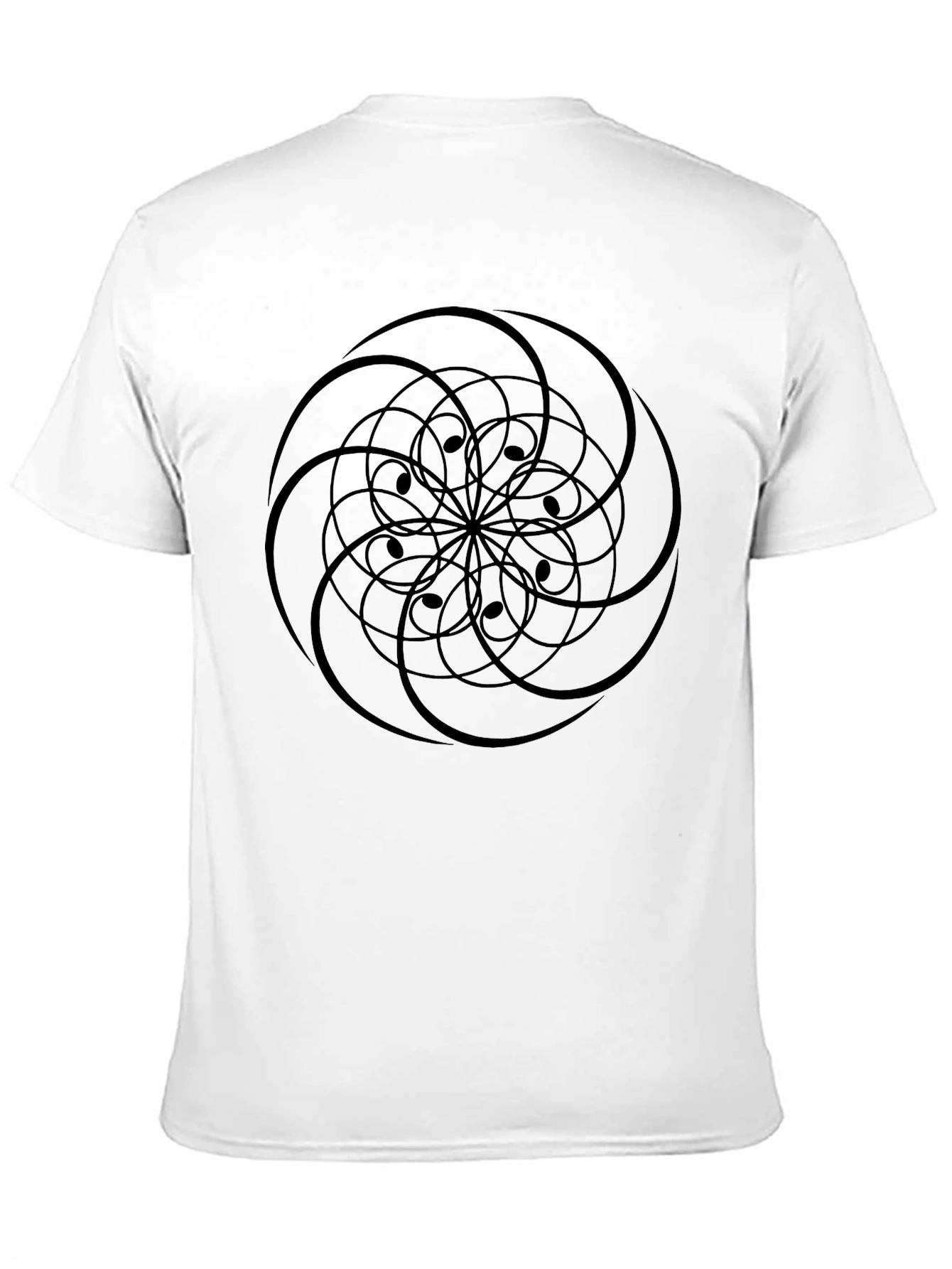 Abstract Mandala Graphic T-Shirt