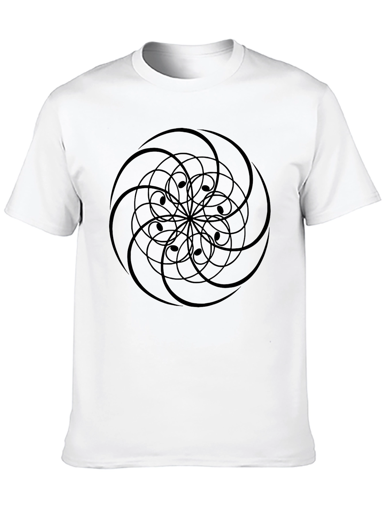 Abstract Mandala Graphic T-Shirt