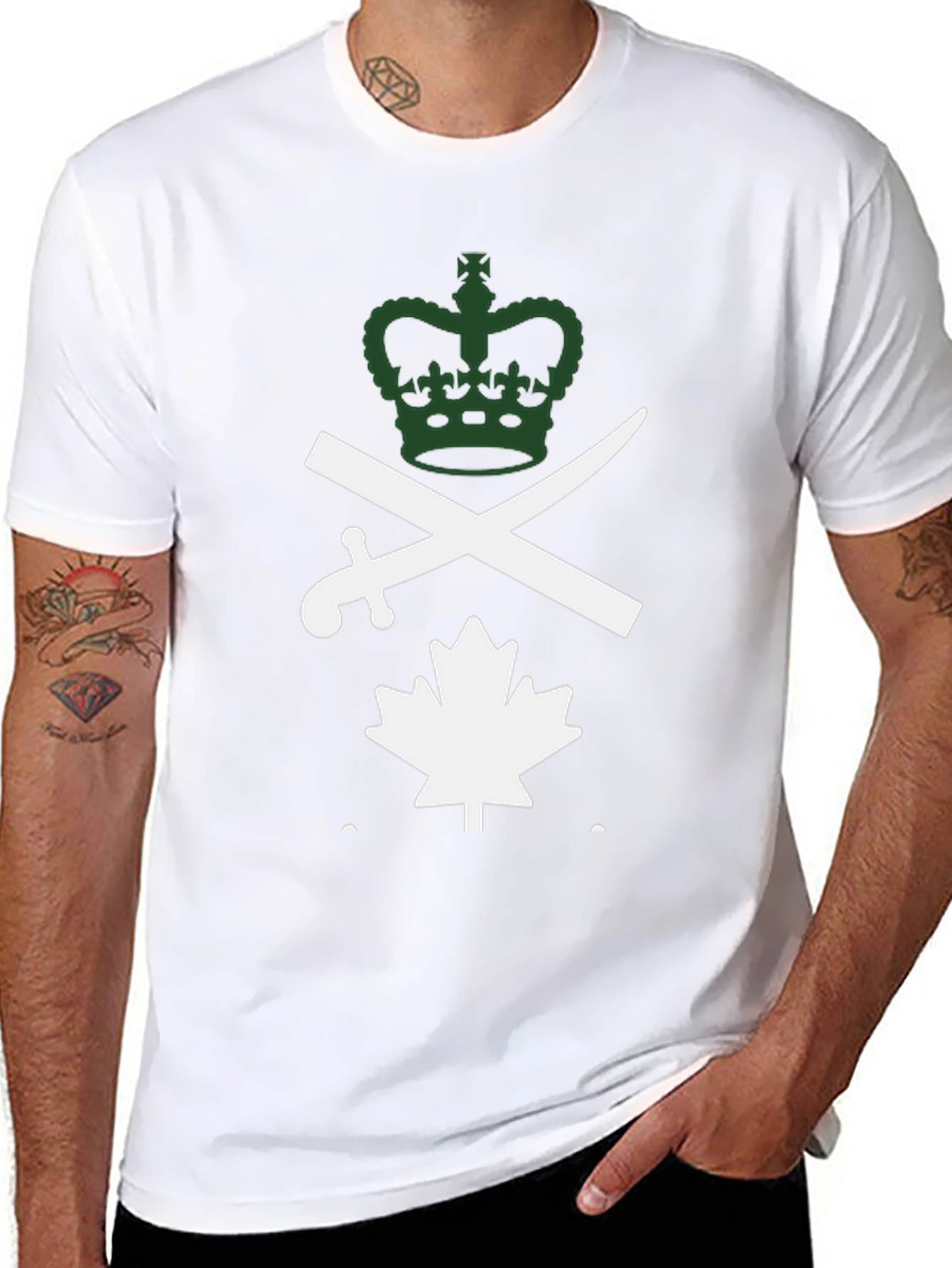Crown Sword & Maple Leaf T-Shirt