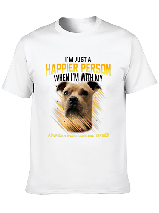 Happy American Staffordshire Terrier T-Shirt