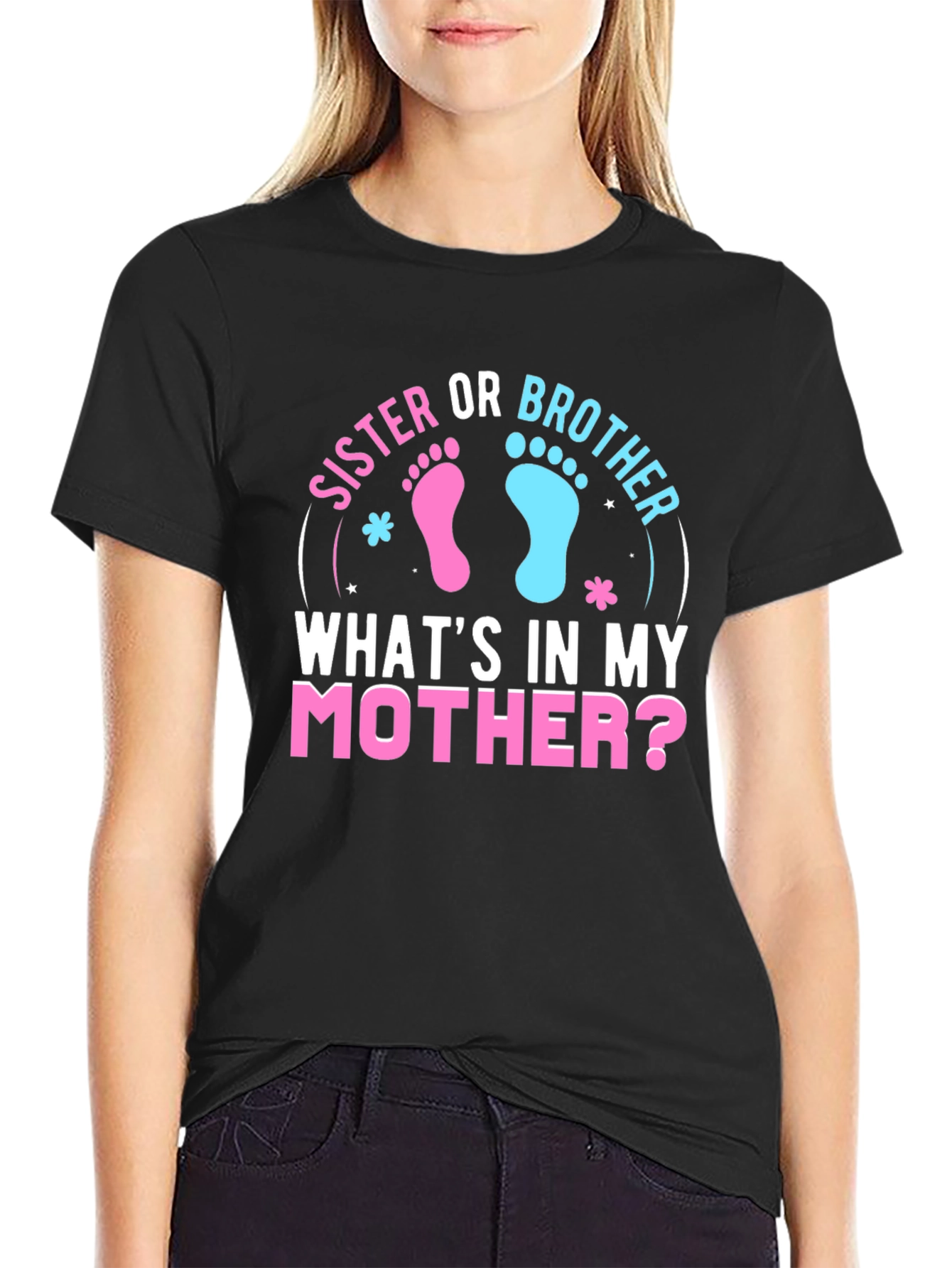 Sister Or Brother Gender Reveal T-Shirt