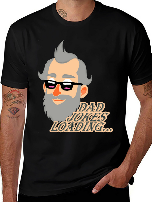 Dad Jokes Loading T-Shirt - Funny Fathers Day Gift