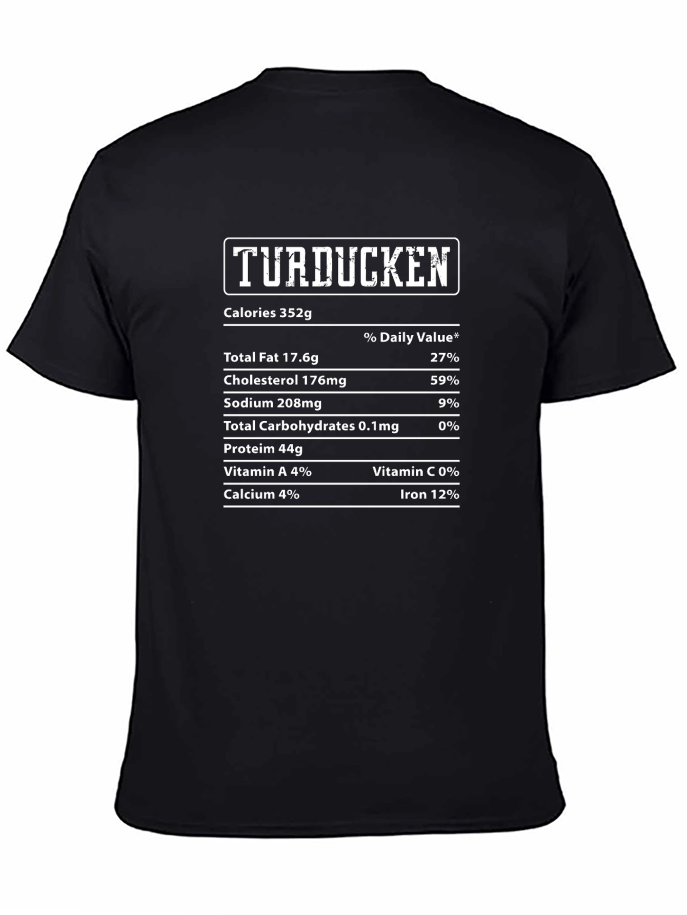 Turducken Nutrition Facts T-Shirt