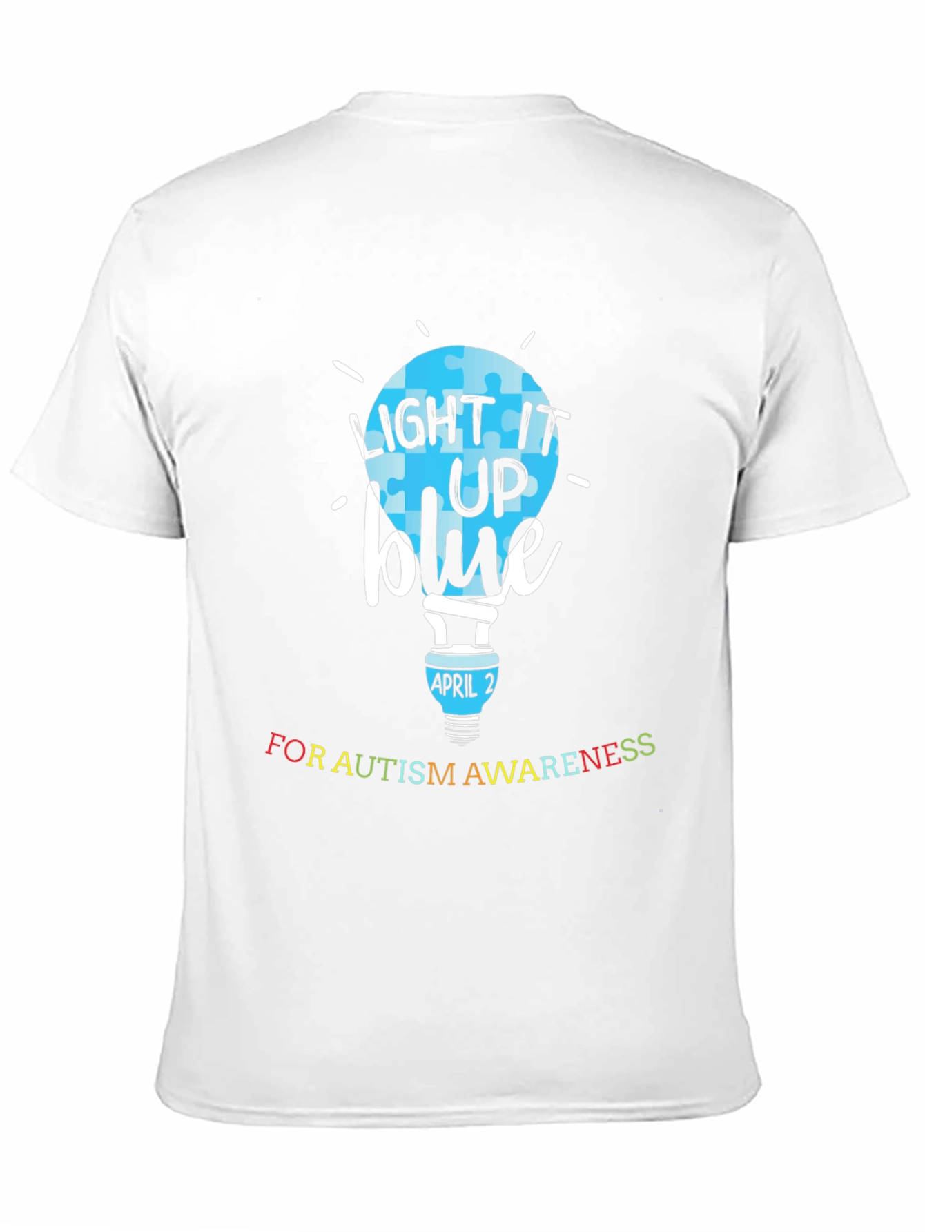 Autism Awareness T-Shirt - Light It Up Blue