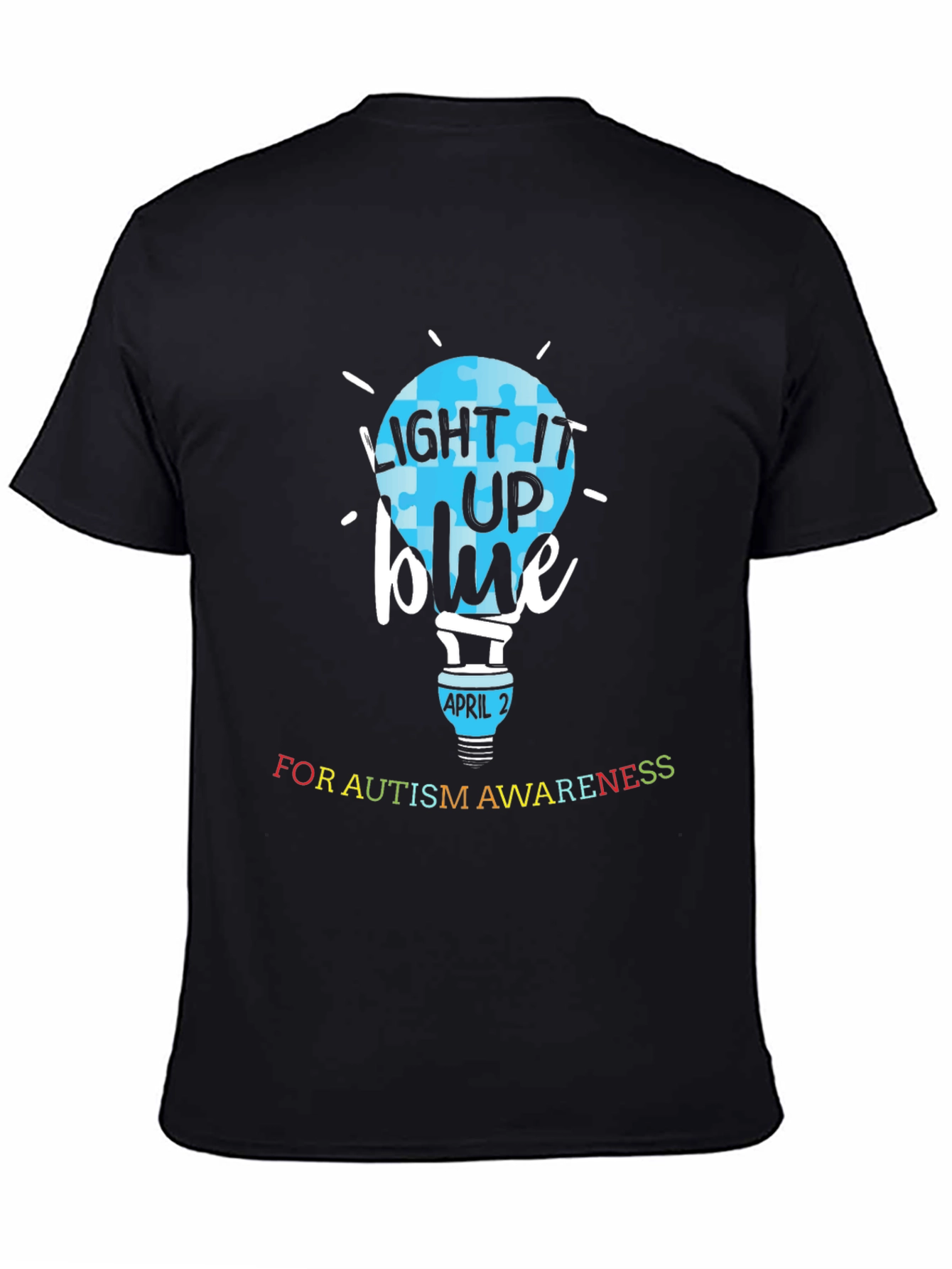 Autism Awareness T-Shirt - Light It Up Blue