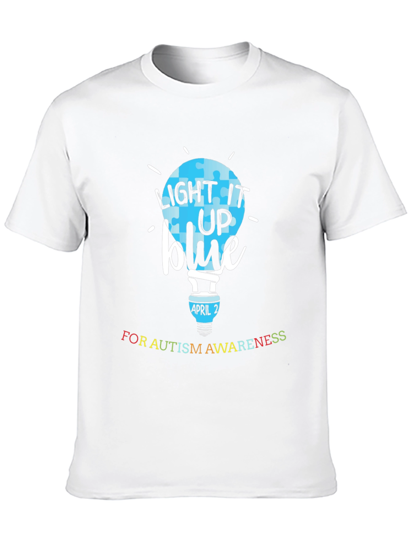 Autism Awareness T-Shirt - Light It Up Blue