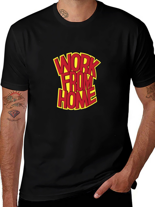 Work From Home Graphic Tee - Black
