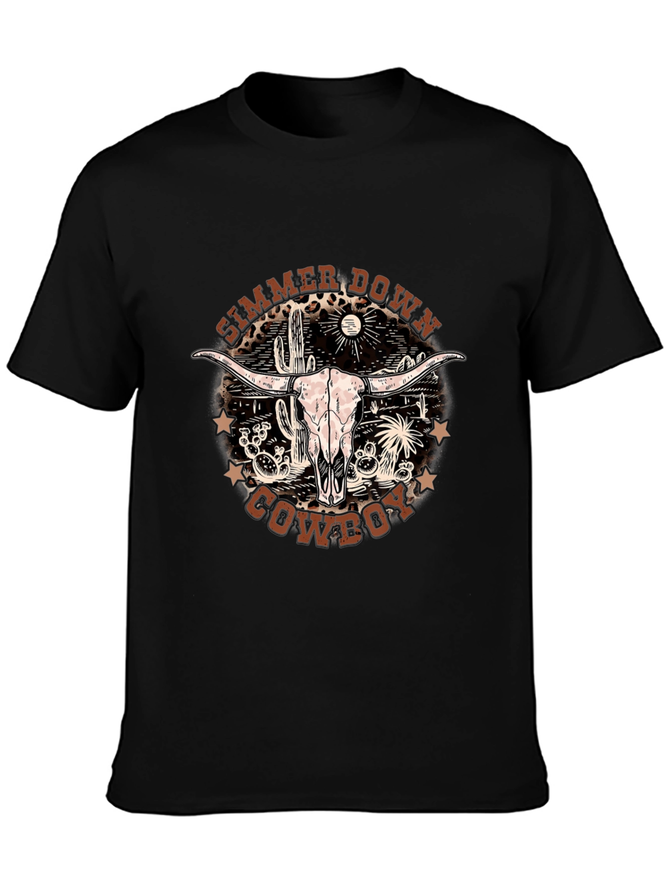 Simmer Down Cowboy Graphic T-Shirt