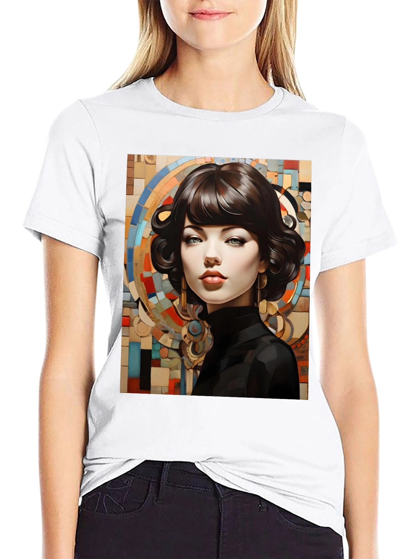 Elegant Woman Portrait T-Shirt