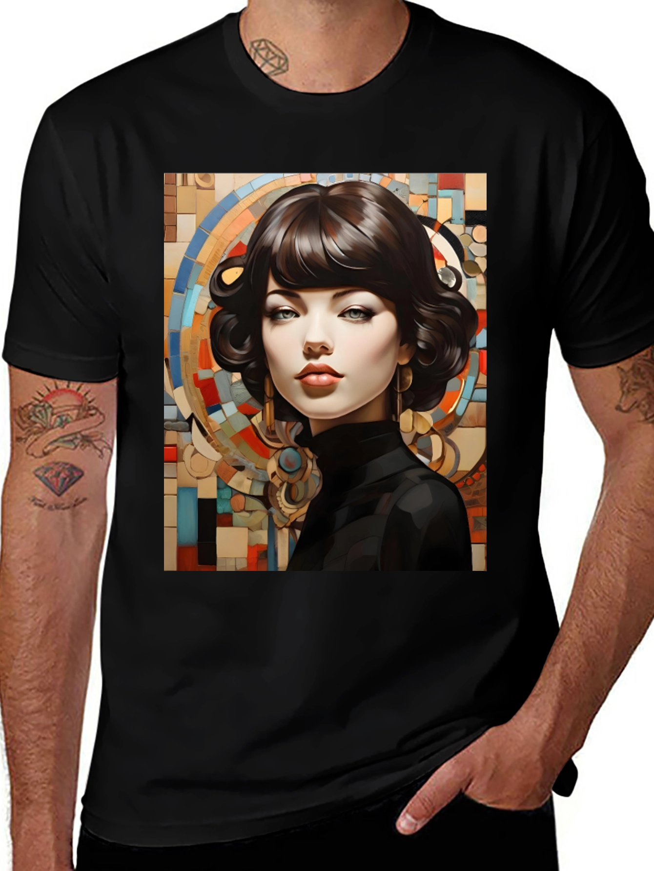 Elegant Woman Portrait T-Shirt