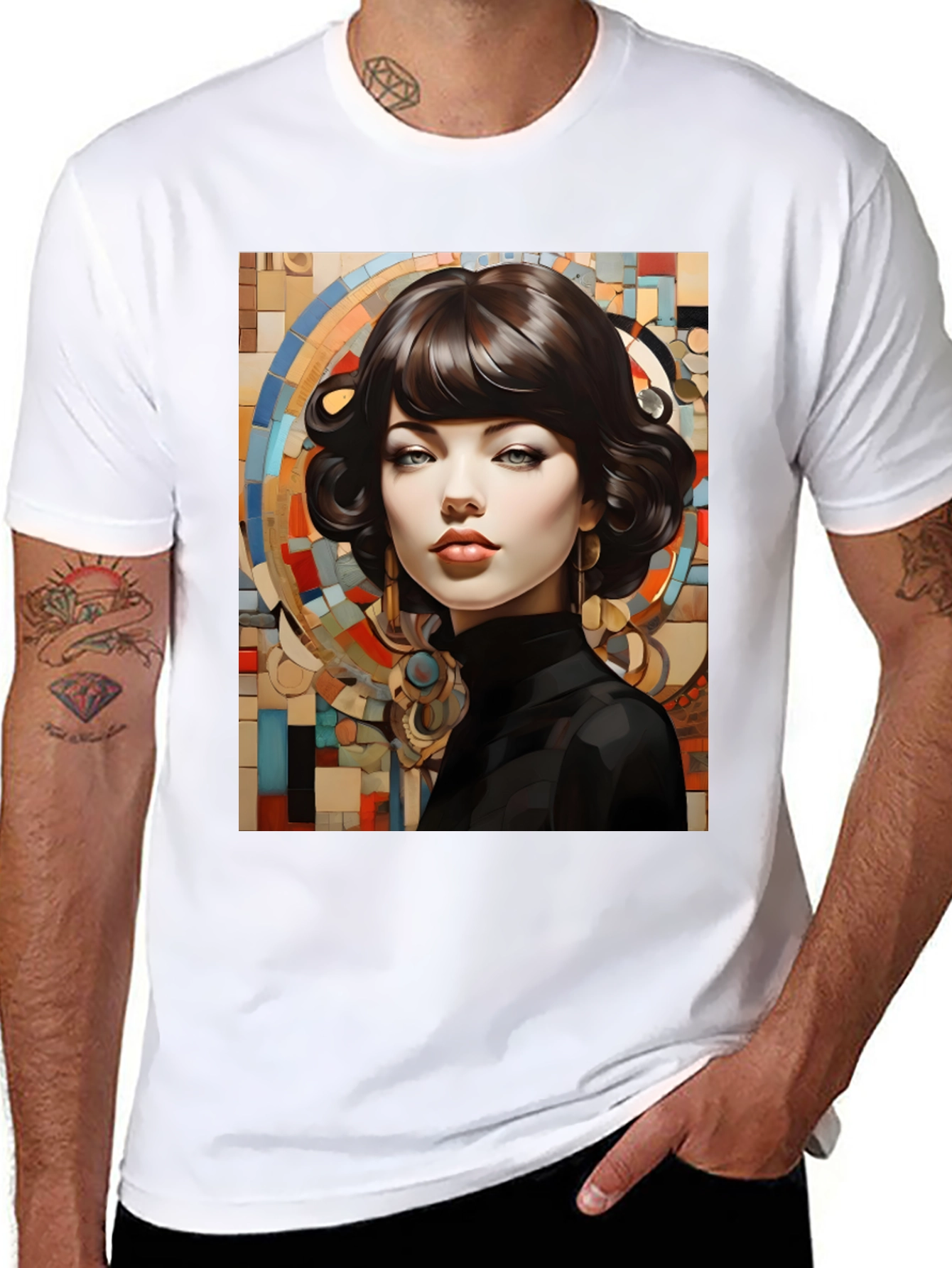 Elegant Woman Portrait T-Shirt