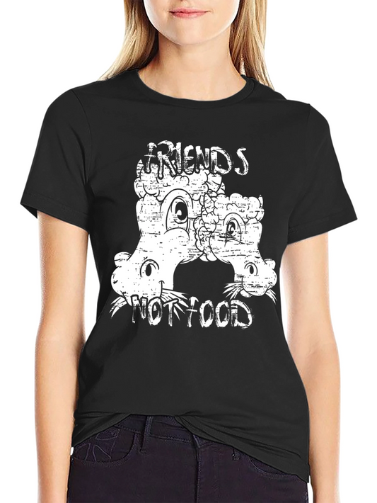 Friends Not Food T-Shirt - Cute Cartoon Vegetable Tee