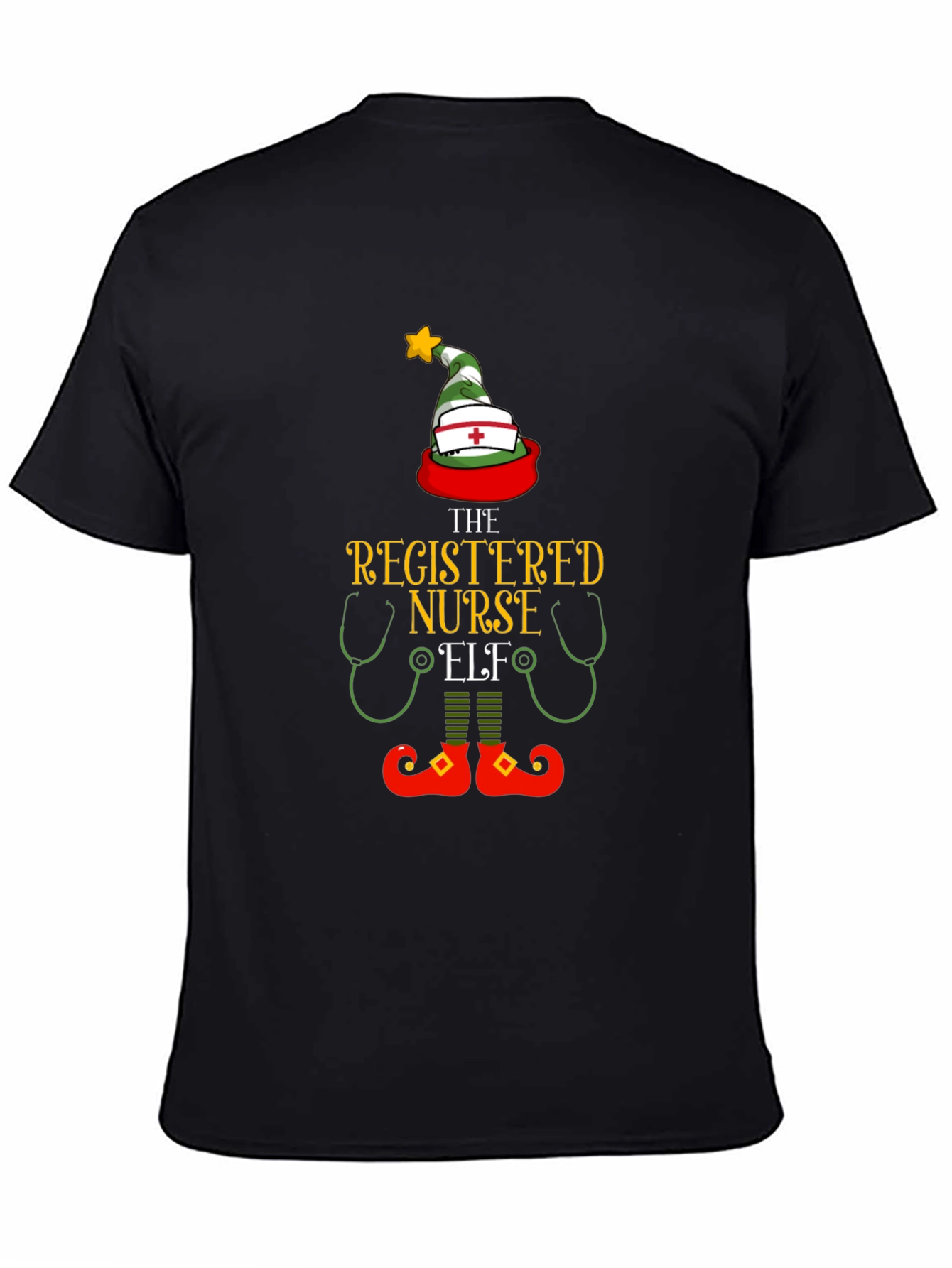 Registered Nurse Elf Holiday T-Shirt