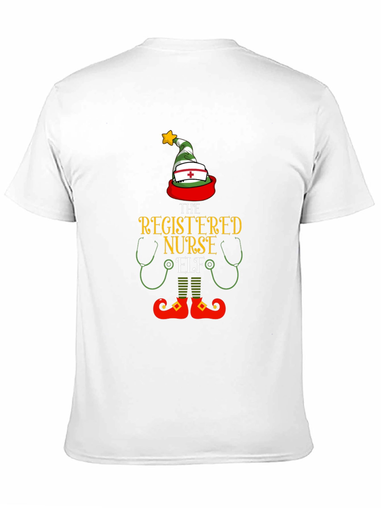 Registered Nurse Elf Holiday T-Shirt