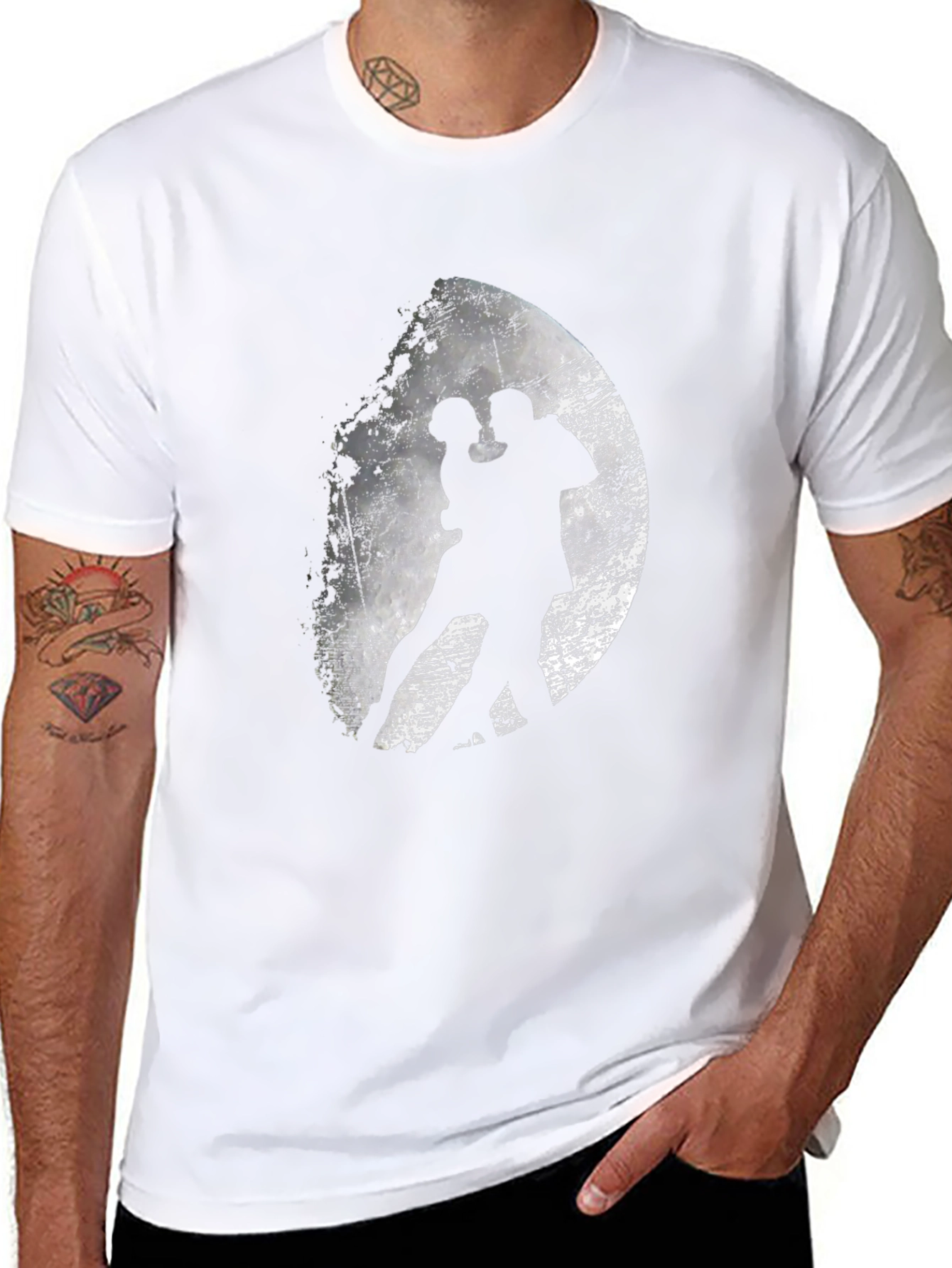 Tango Dance Graphic Tee - Black Cotton Blend