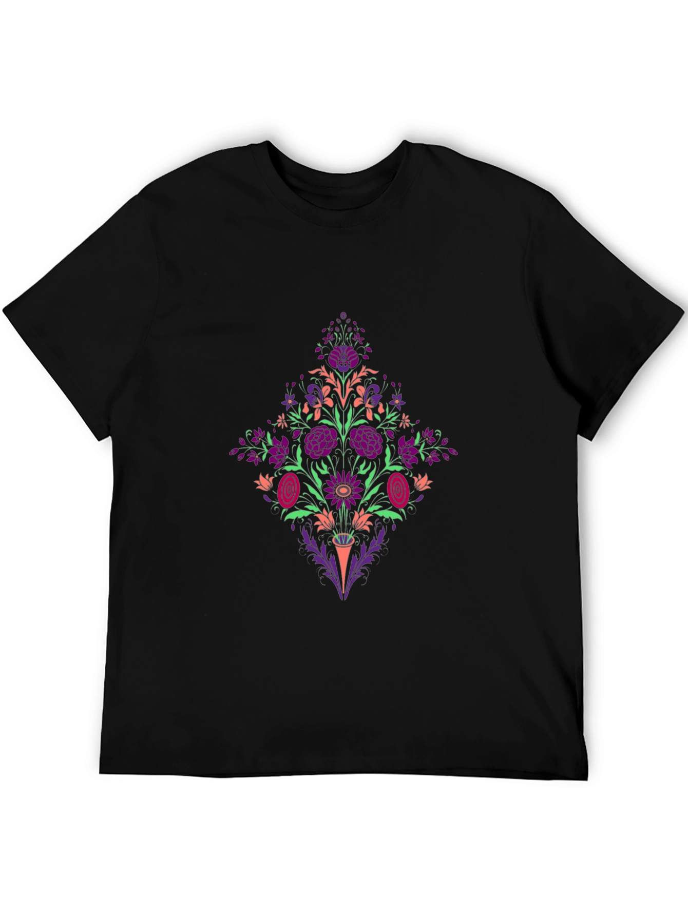 Floral Diamond Graphic Tee