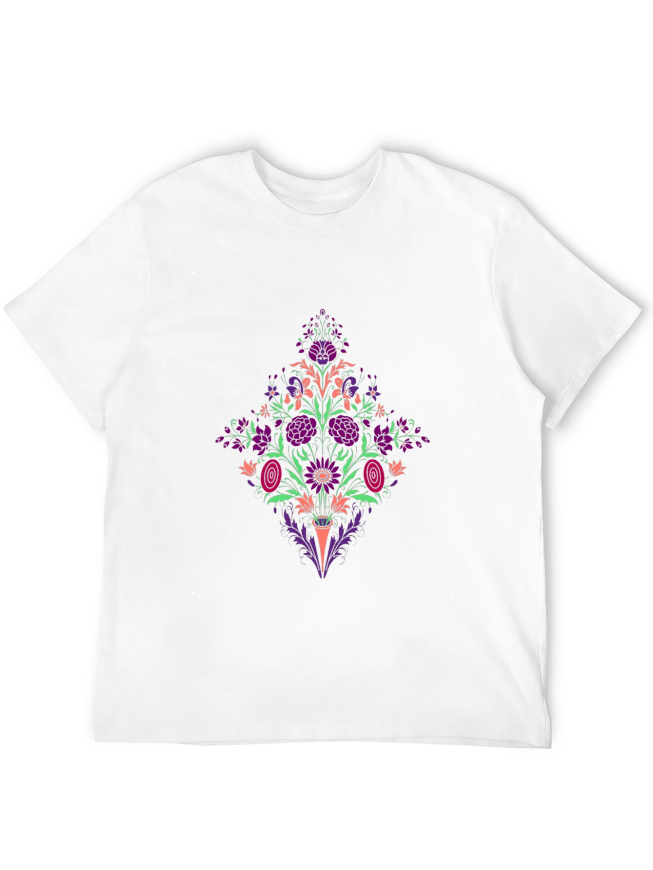 Floral Diamond Graphic Tee